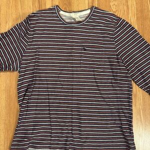 Abercrombie & Fitch Multicolor Striped Long Sleeve Tee